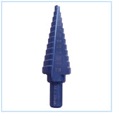 HSS M2 Step Drill Bit Black Oxided,Faster Drilling Step Bit 3 Flat Shank,Drill Holes on Sheet Metal, Steel, Wood, Aluminum, PVC, Plastic.