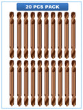 HSS Cobalt Double End Drill Bits M35 Stubby Body Panel Short Drill Bit-10Pcs Pack