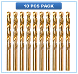 HSS Cobalt Jobber Length Drill Bits M35 Fully Ground 135 Deg.Split Point Drill Steel Metal Iron