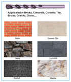 Max-Craft Masonry Drill Bit Carbide Tipped Black/White Drilling for Concrete Bricks, Stones..