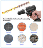 Max-Craft Masonry Drill Bit Carbide Tipped Golden Flute Drilling for Concrete Bricks, Stones..