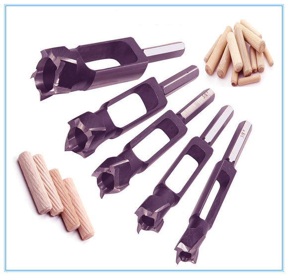 Max-Craft Wood Tenon Dowel Plug Cutter Wood Hole Cutter Drilling Bit for Plug Dowel Making for Furniture and Carpentry