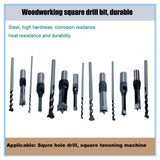 Max-Craft Wood Mortise Chisel Drill Bit Woodworking Square Hole Cutter